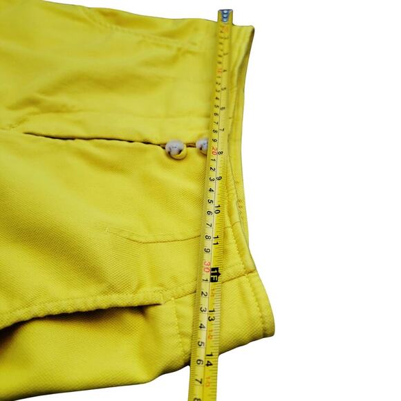 MAEVE High Waist Yellow Cigarette Capri Pants Womens 6 Glamorous Versatile Rich - Picture 12 of 14